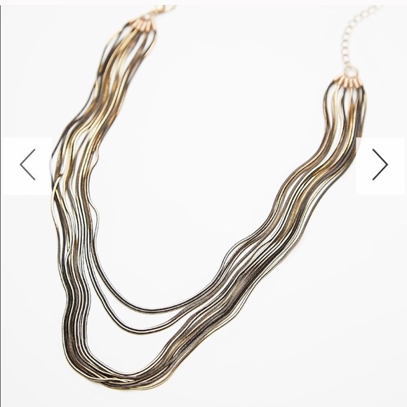 Final 💰⬇️ NWT FP Golden divine necklace - Picture 2 of 7